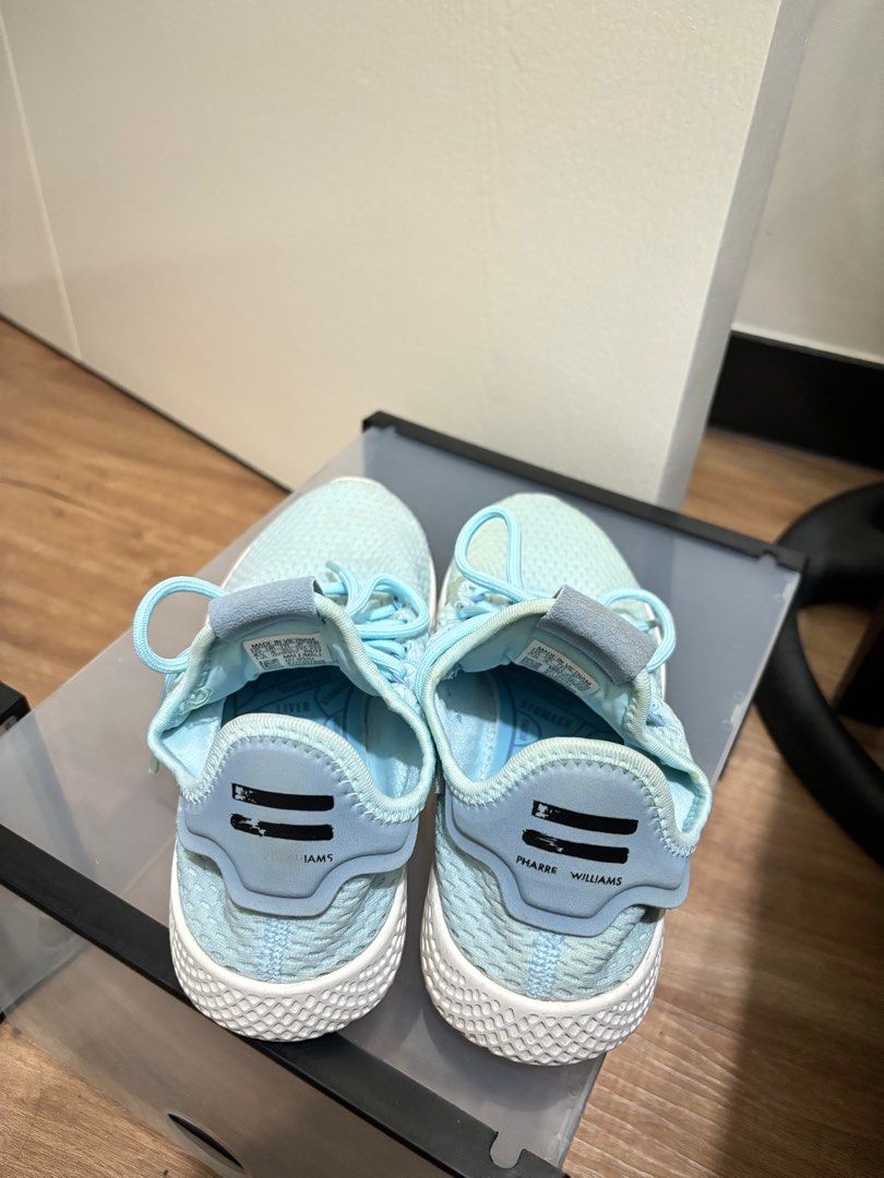 ADIDAS PHARELL WILLIAMS (SIZE 6) (Category: Sneakers) located in Manila. Submitted by declutteringsale_ (Listing ID 1293512275, Image 2). Description: Buy at your own risk have discolorations as sign of usage. Overall still good condition. Size fits 6 Womens. Buyer shoulder SF. .