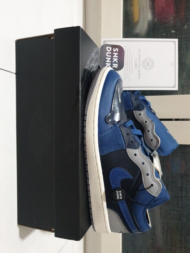 AIR JORDAN 1 LOW SE CRAFT ( OBSIDIAN / ASHEN SLATE ), Men's Fashion,  Footwear, Sneakers on Carousell