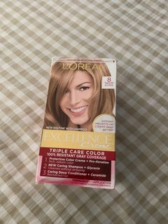 Authentic Loreal excellence creme 8 medium blonde from USA