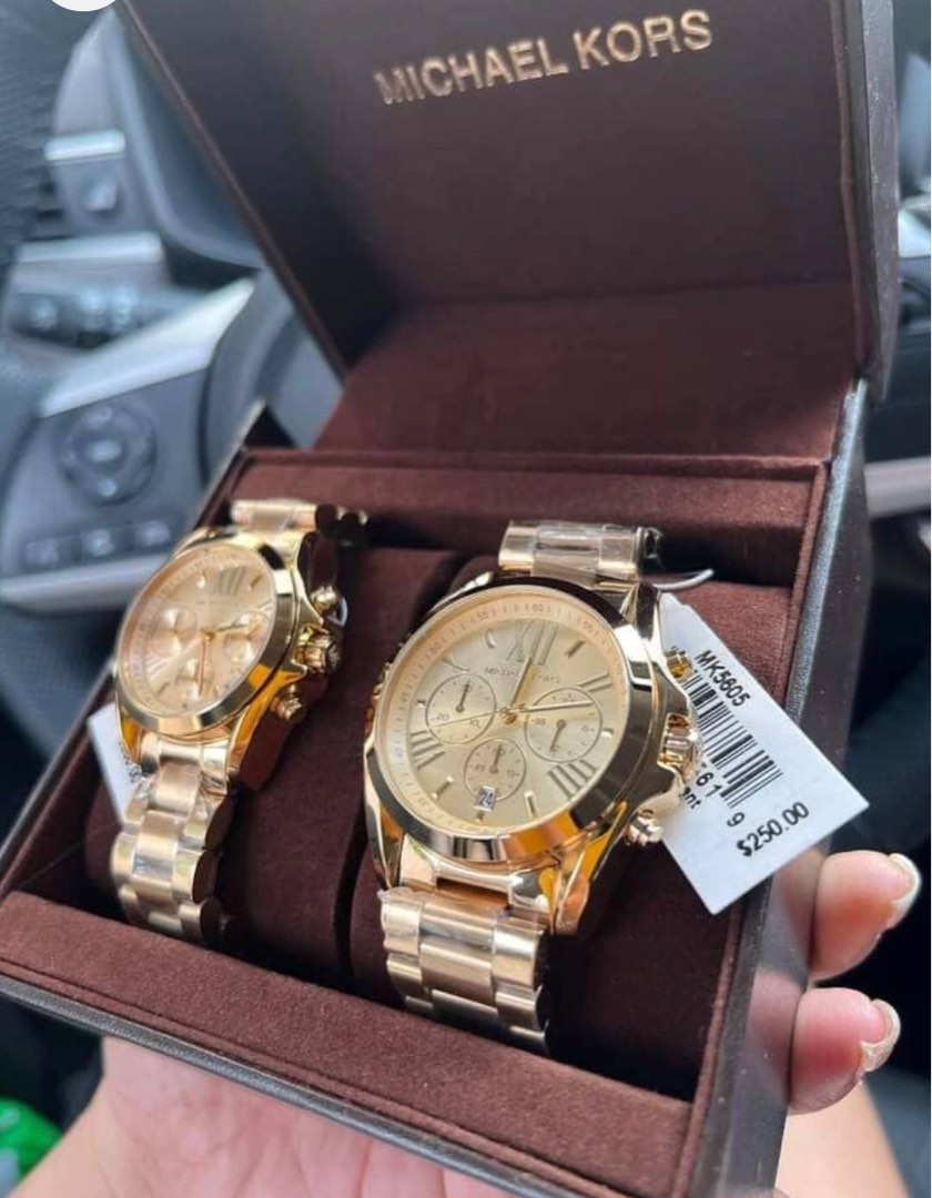 Mk couple watch original price new arrivals