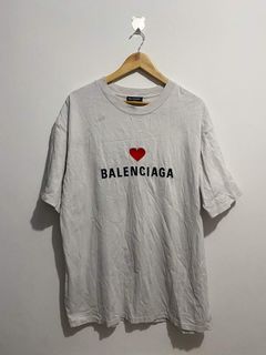 Balenciaga - SS22 Distressed Love Balenciaga