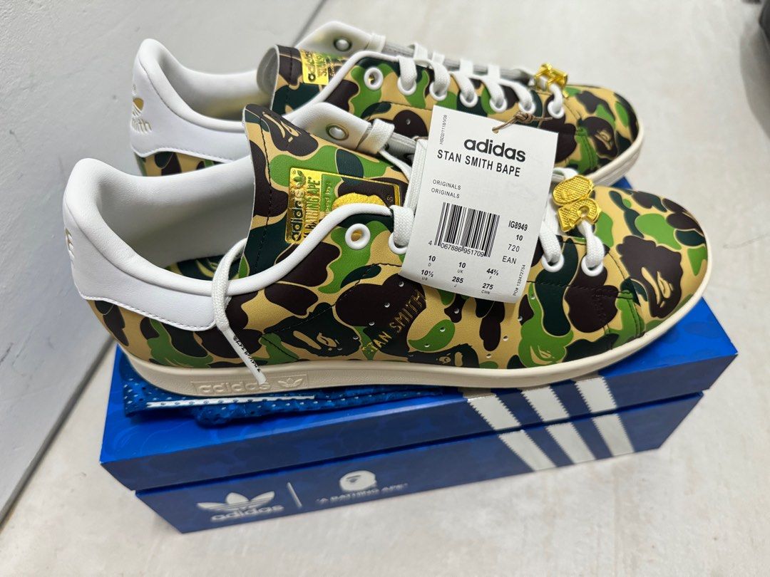Bape x Adidas Stan Smith, Men's Fashion, Footwear, Sneakers on