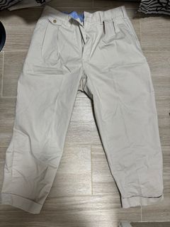 BEAMS PLUS 百名品 雙打摺錐形褲62966428878337110
