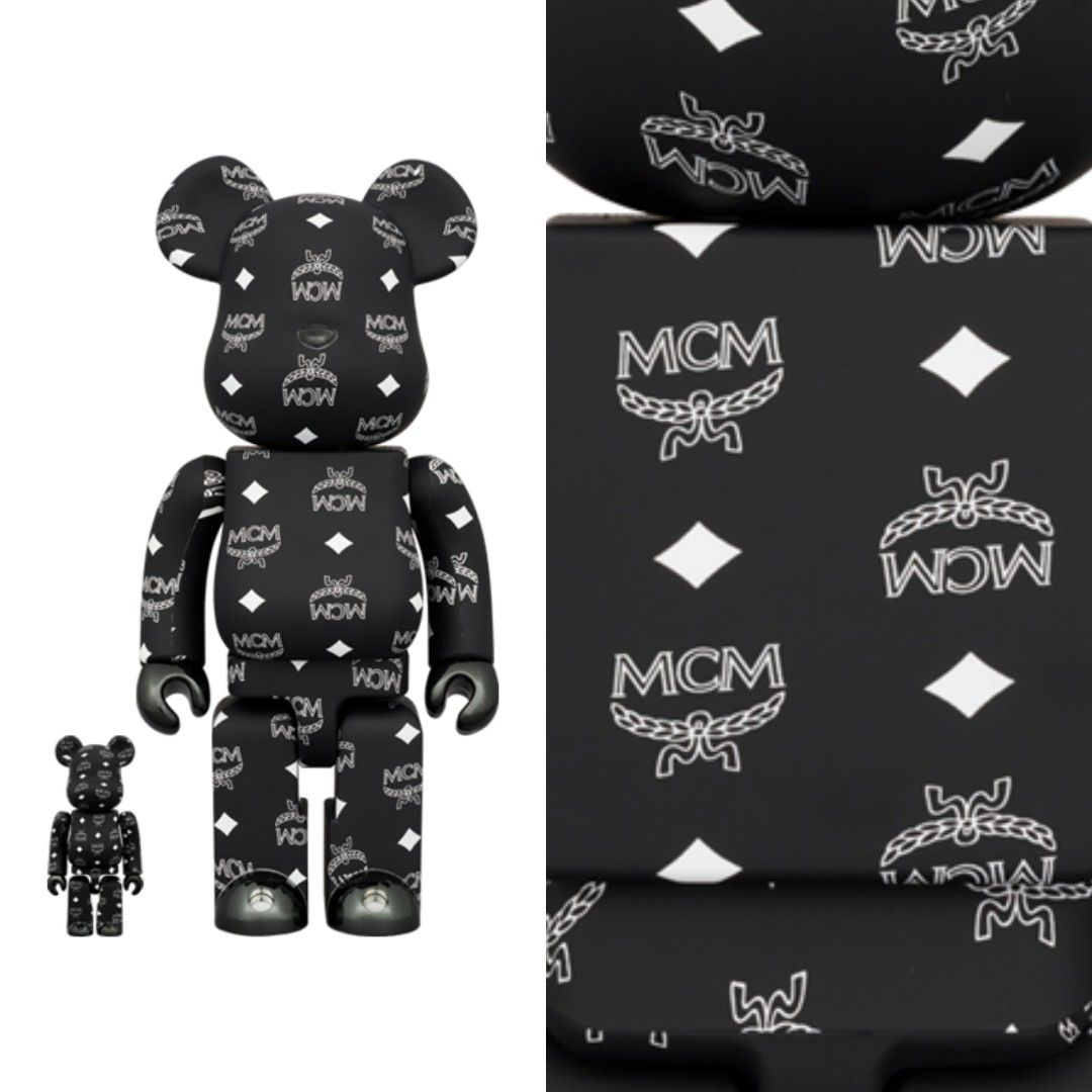 Bearbrick MCM BLACK Ver. 100％ & 400％