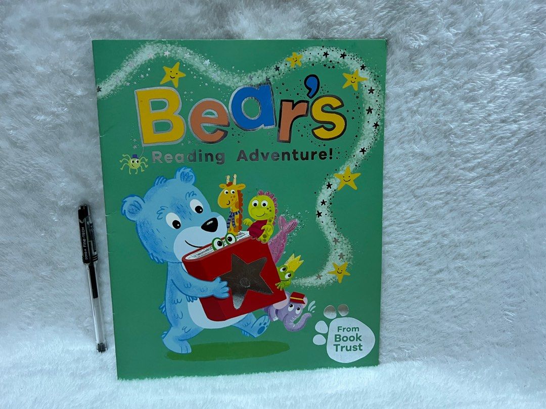Bear's Reading Adventure (Category: Children's Books) located in Quezon City. Submitted by sky_bookstore (Listing ID 1293524324, Image 1). Description: Big Paperback Book Disclaimer: We sell pre-loved books. Kindly expect that there might be minor flaws, such as shelf wear, creases and other common signs of usage. Location: Sauyo, QC.