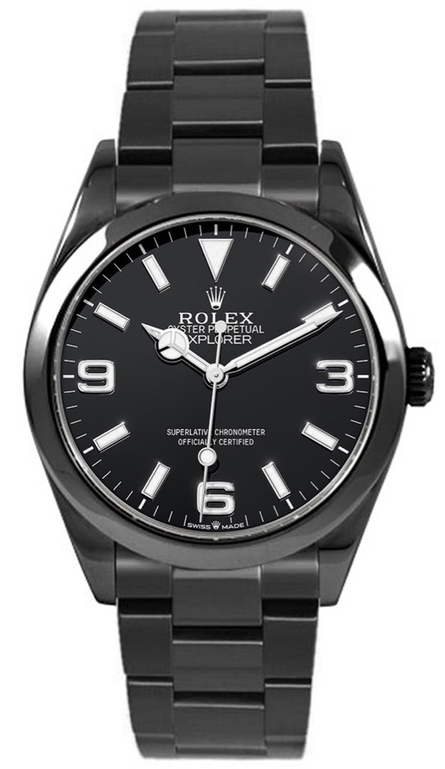 Rolex explorer black venom clearance