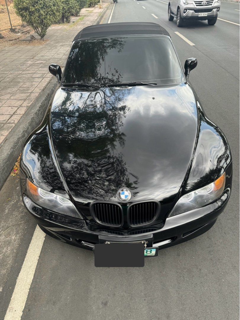 BMW Z3 E36/7 Manual (Category: Used Cars) located in Pasig City. Submitted by jcs12 (Listing ID 1293403739, Image 2). Description: BMW Z3 Black 96 Model Angel Eyes by Zedonist (UK) Blacked Out Kidney Grill Beige Interior Red Seat Covers Runs Perfectly New Battery Motolite Excel (July 25, 2026) Pirelli Cinturato P1 Tyres 18’s BBS LM Mags Open DOS Open for swap to Rolex Gmt Master II (Batman) Or Submariner 41 Issues: Scratches Steering Wheel for Re