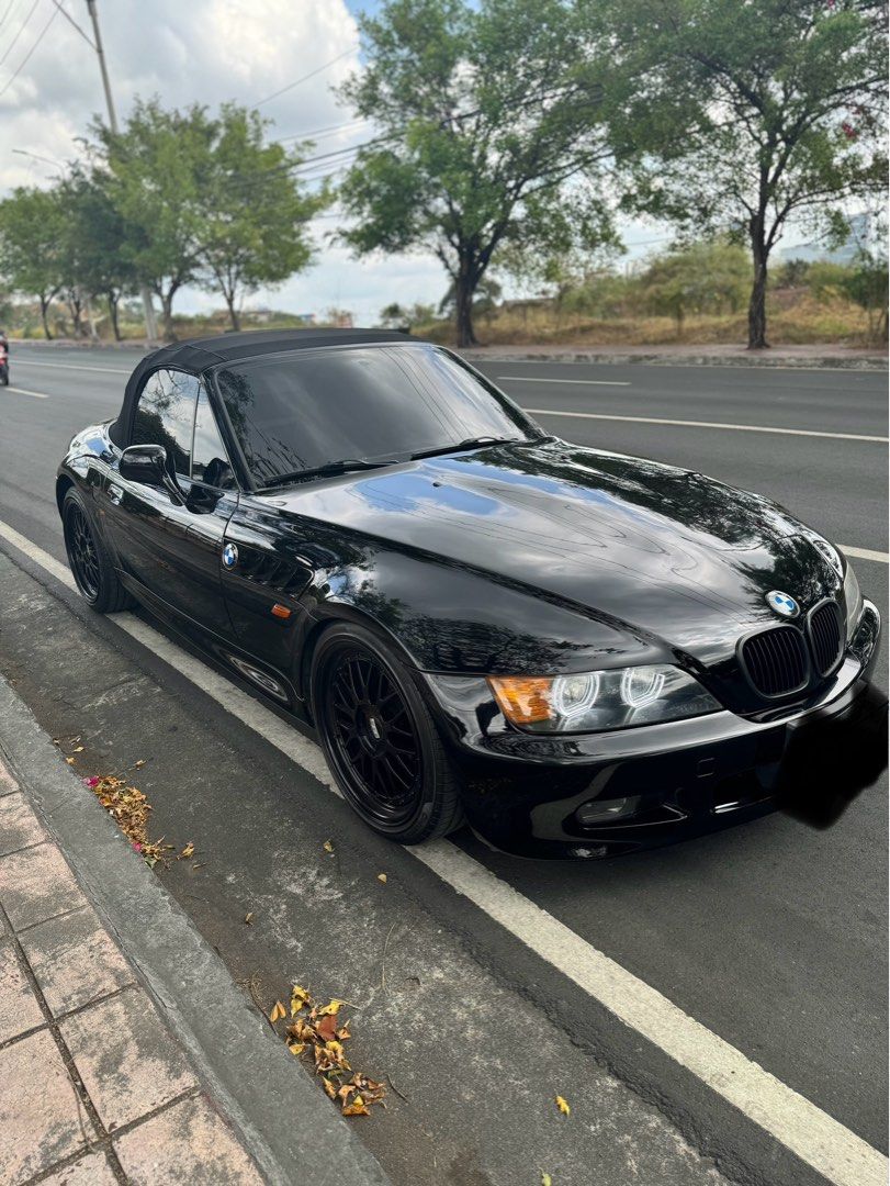 BMW Z3 E36/7 Manual (Category: Used Cars) located in Pasig City. Submitted by jcs12 (Listing ID 1293403739, Image 3). Description: BMW Z3 Black 96 Model Angel Eyes by Zedonist (UK) Blacked Out Kidney Grill Beige Interior Red Seat Covers Runs Perfectly New Battery Motolite Excel (July 25, 2026) Pirelli Cinturato P1 Tyres 18’s BBS LM Mags Open DOS Open for swap to Rolex Gmt Master II (Batman) Or Submariner 41 Issues: Scratches Steering Wheel for Re