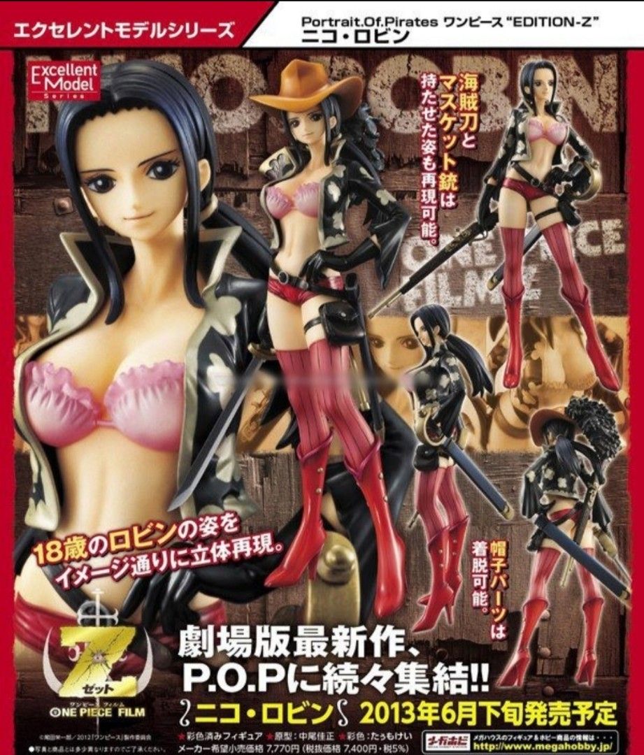 BNIB Nico Robin Edition Z POP Megahouse figure (Category: Toy Figures) located in Singapore. Submitted by reuben10 (Listing ID 1293447579, Image 2). Description: BNIB Nico Robin Edition Z POP figure from Megahouse. A rare figure that looks great! Japan edition in great condition Lowballers please stay away. One piece mugiwara Luffy nami shanks.