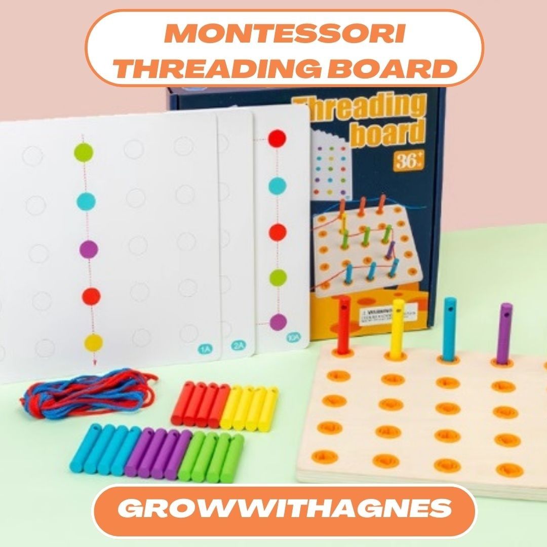 BRAND NEW Montessori Threading Board, Hobbies & Toys, Toys & Games on