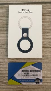 Brand new/sealed and below SRP Apple AirTag Leather Key Ring  from Power Mac Center