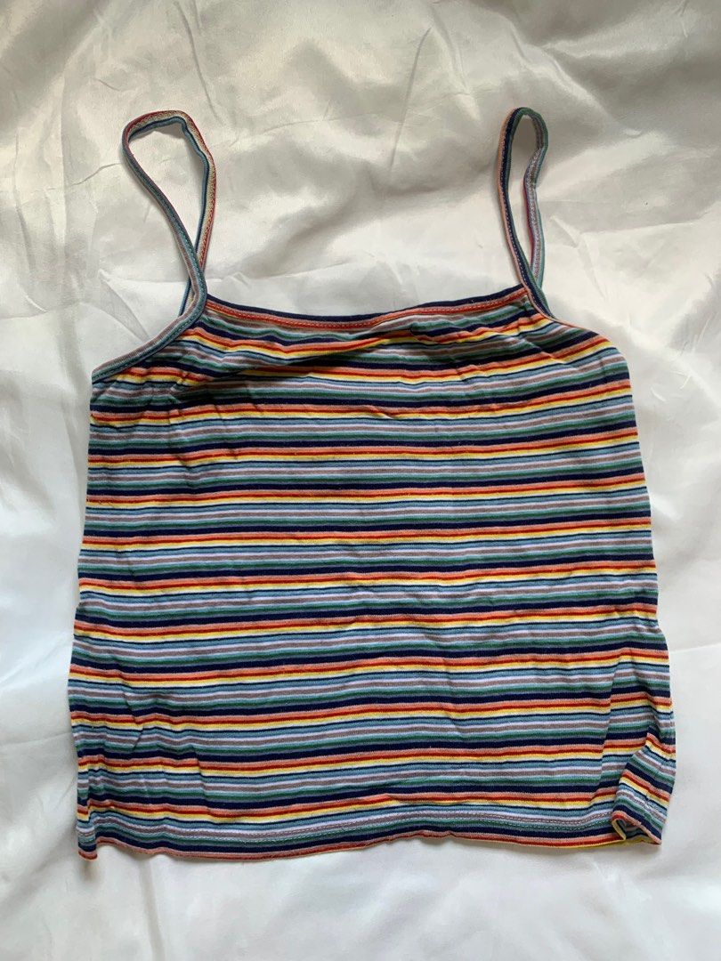 brandy melville spaghetti top Women s Fashion Tops Sleeveless on Carousell