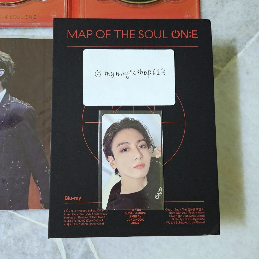 ON:E DVD トレカ ジョングク BTS OF MAP Pc Photocard photocard