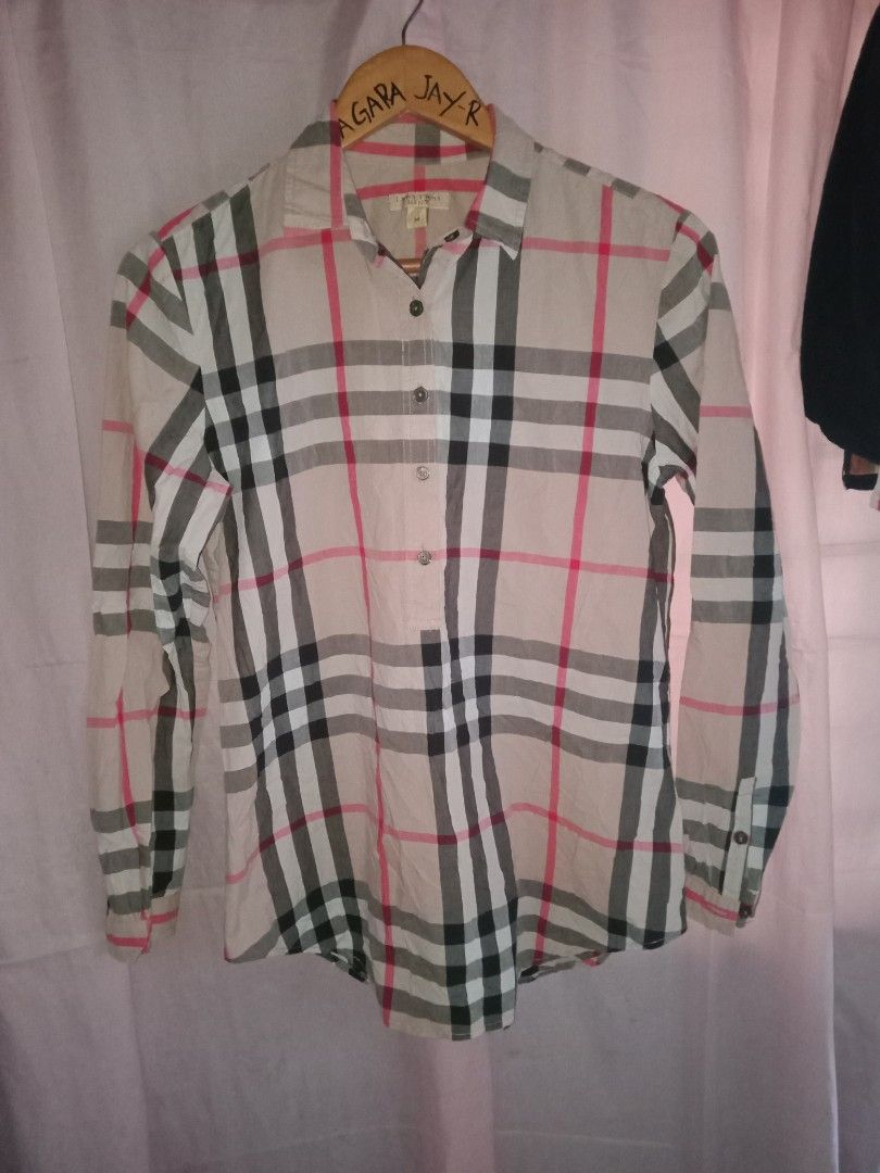 Burberry Brit long sleeve buttons Women s Fashion Tops Longsleeves on Carousell