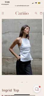 Cariño the Brand - Ingrid Top in white