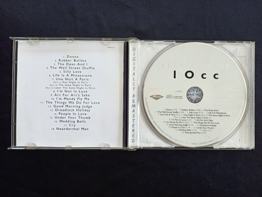 CD 10 CC : the very best of 10 CC