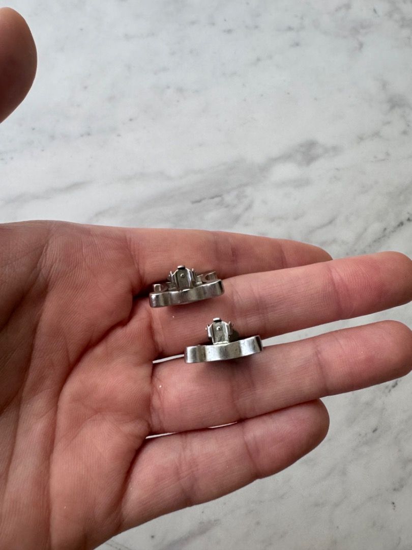 Celine Triumph clip on earrings vintage Luxury Accessories on Carousell