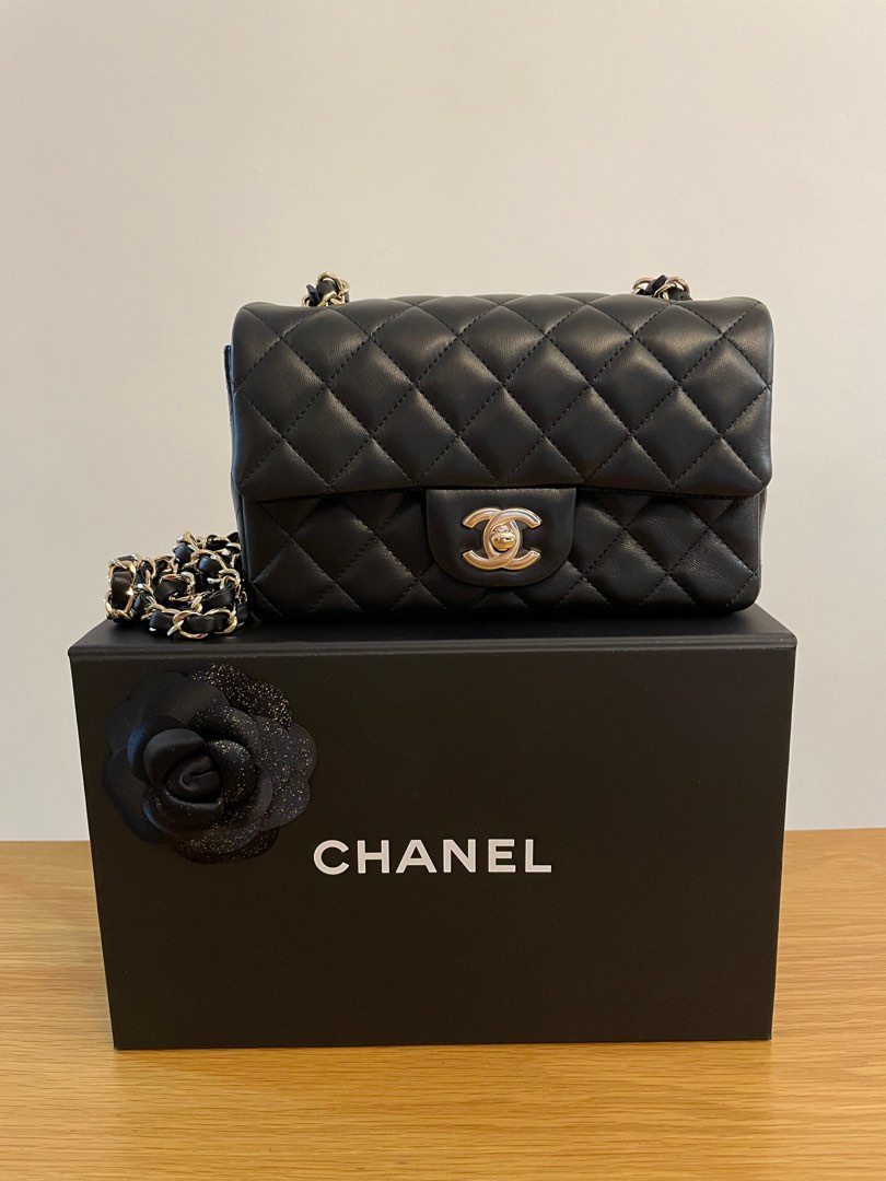 Chanel mini smooth leather Luxury Bags Wallets on Carousell