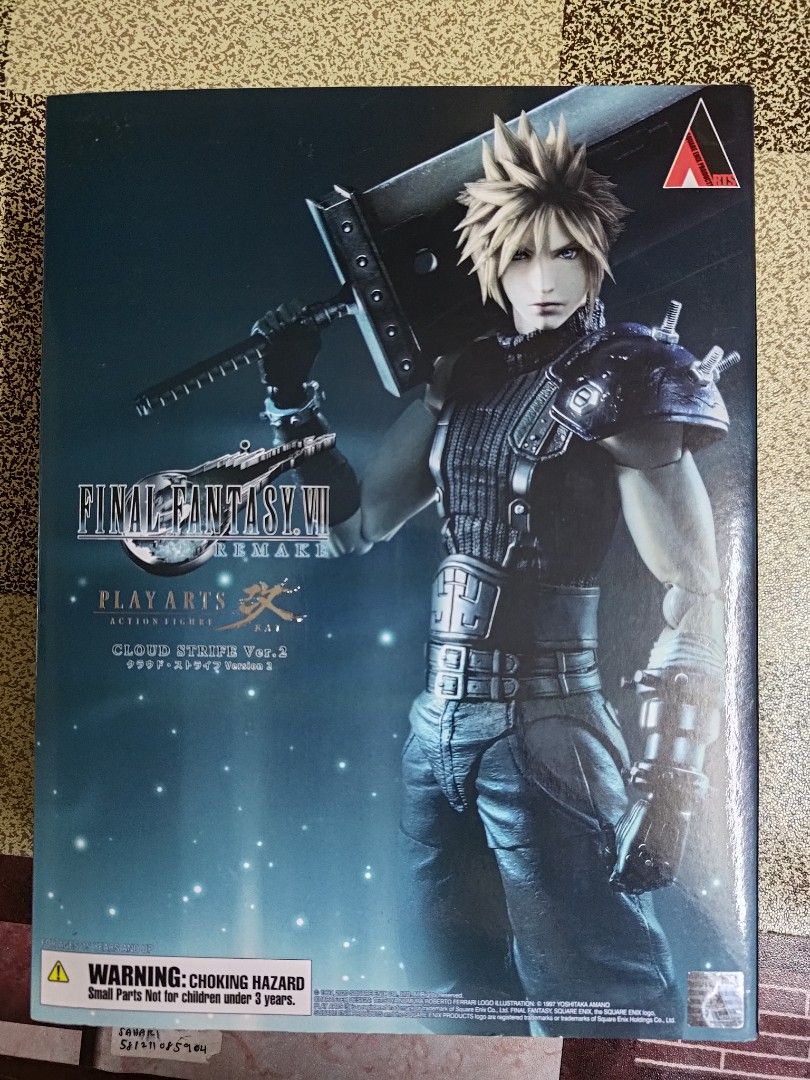 Cloud strife Play Arts Kai Hobbies Toys Toys Games on Carousell