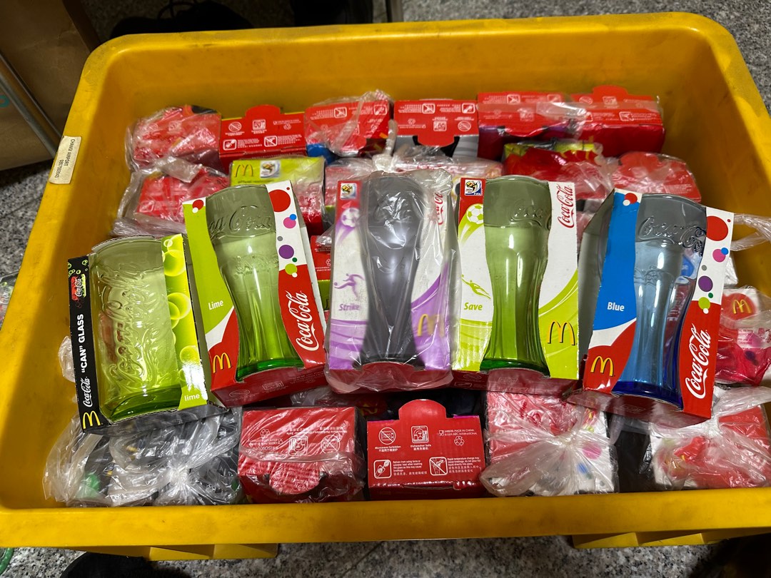 59Pcs - Coca Cola ‘Contour’ & “Can” Glasses, Hobbies & Toys ...