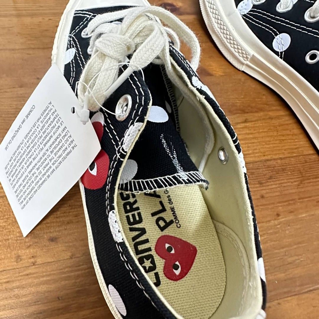 Cdg converse black polka dot clearance
