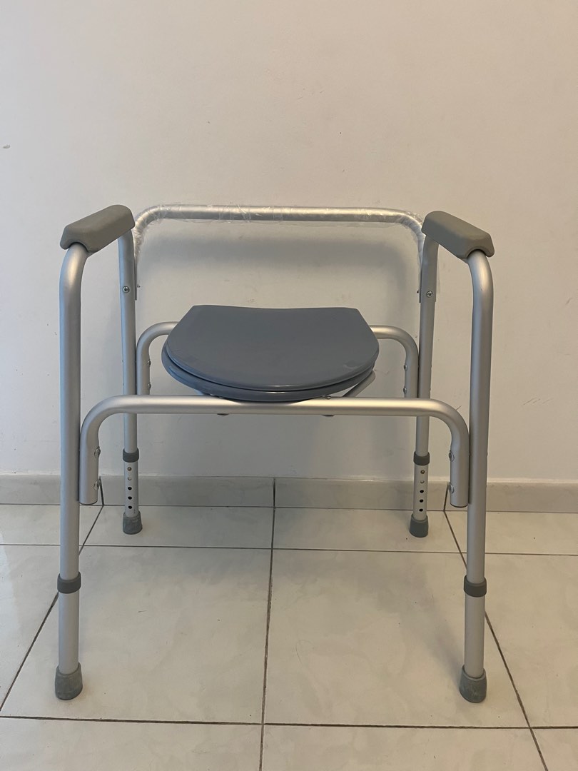 Commode Chair-aluminium, Health & Nutrition, Assistive & Rehabilatory ...