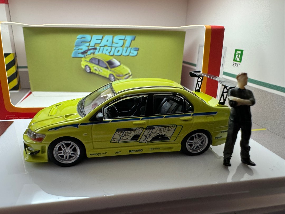 ミニカー FAST&FURIOUS Lancer Evolution VII 1/18 Amazon | RCERTL 1/18 2 FAST FURIOUS MITSUBISHI Lancer Evolution Ⅶ