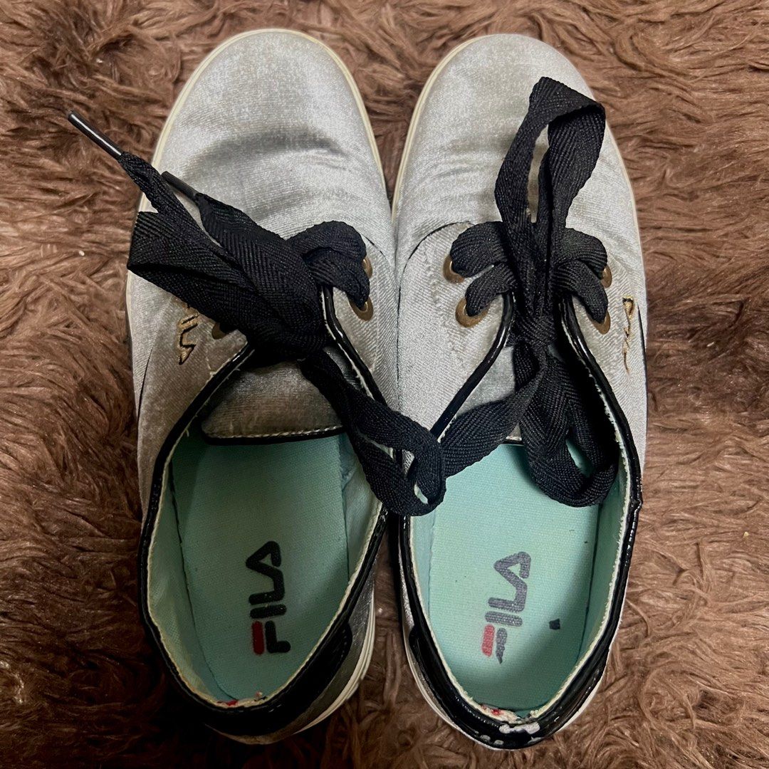 Fila velvet sneakers best sale