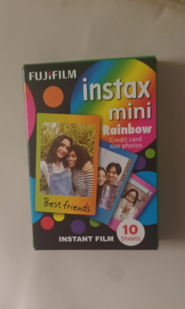 Fujifilm Instax Mini Film Rainbow, Photography, Photography Accessories,  Other Photography Accessories on Carousell