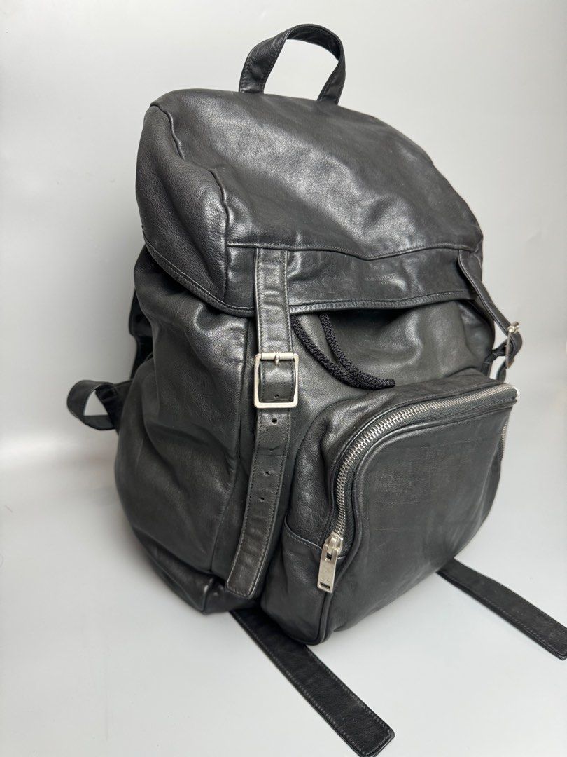 FW15 Saint laurent By Hedi slimane Leather backpack (Category: Luxury Bags & Wallets) located in Bayambang. Submitted by highendsph (Listing ID 1293481722, Image 2). Description: [] FW15 Saint laurent By Hedi slimane Leather backpack Width: 10 Lenght: 16 Depth: 8 Materials: leather Condition: 9/10 Issue: None No refund/ no return, ask before buy, all sales are final..