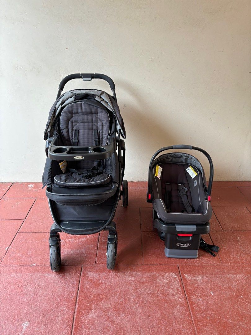 Graco Modes Stroller w Infant Car Seat Babies Kids Going Out Strollers on Carousell