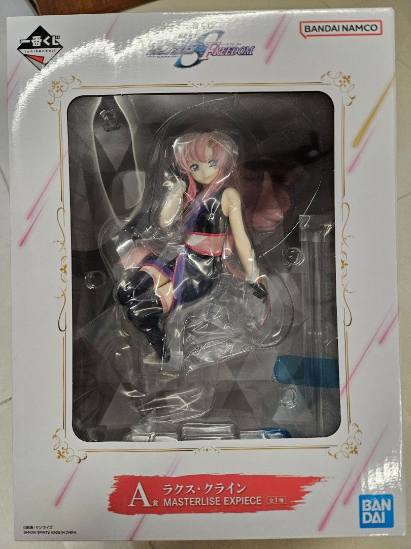GUNDAM SEED FREEDOM Masterise Expiece Lacus Clyne A prize (Category: Toy Figures) located in Singapore. Submitted by leileisan (Listing ID 1293512677, Image 1). Description: Please Read Ichiban kuji Prize A Lacus Clyne figure. Remember to make offer for reservation. Please Provide your Contact Number and Name for Deal. Stock will be hold up to 1 week when offer is made. Delivery can be arranged at an additional cost of $4.50 with packaging. Colle