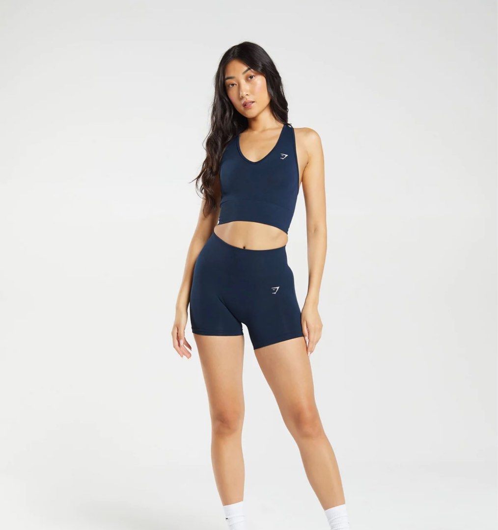 Gymshark Everyday Seamless Shorts (Blue), Women's Fashion, Activewear on  Carousell