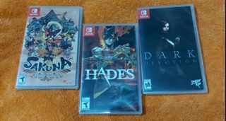 Hades Sakuna Dark Devotion Switch Games sale or swap