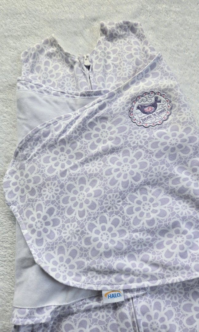 Halo Sleepsack Swaddle 2 way Zipper Lavender Flower Babies Kids Babies Kids Fashion on Carousell