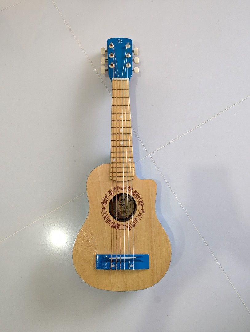Hape Kids Flame First Blue Lagoon Musical Guitar Hobbies Toys