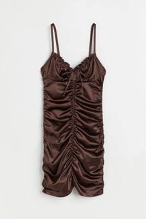 H&M Ruched drape dress