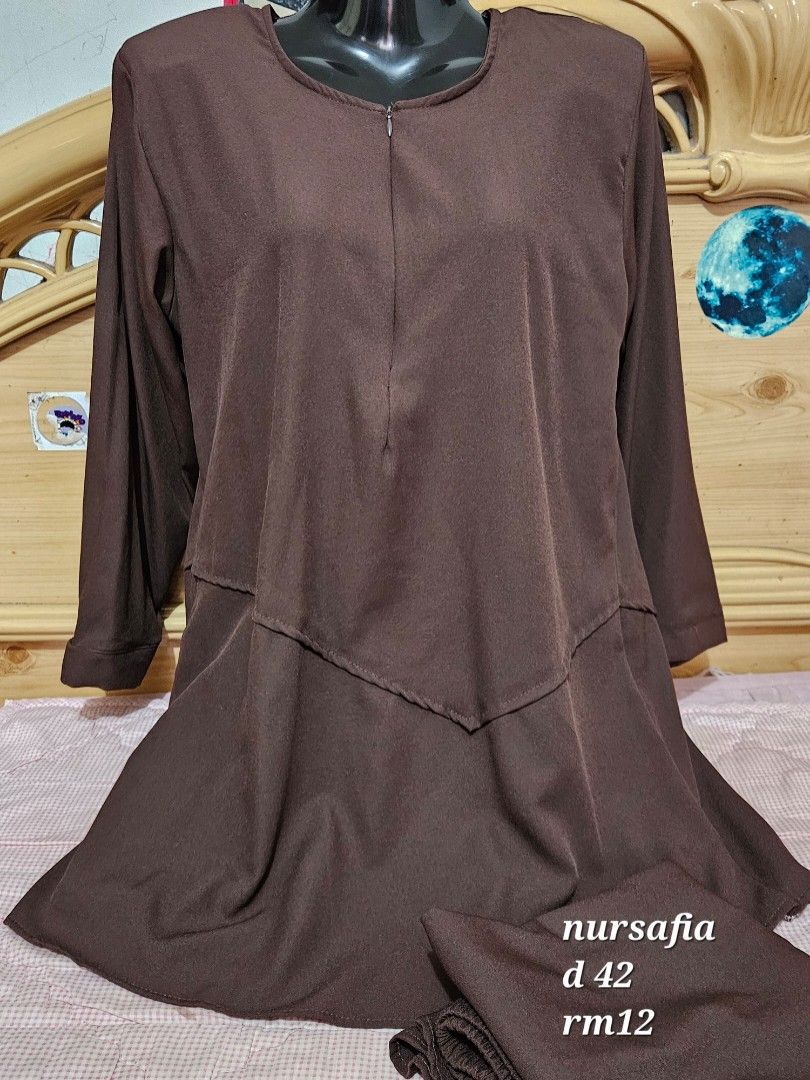 J114 : 32A/30B nude brown daily basic wear, Women's Fashion, Muslimah  Fashion, Baju Kurung & sets on Carousell