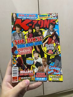 K-zone magazine demi lovato and jonas brothers