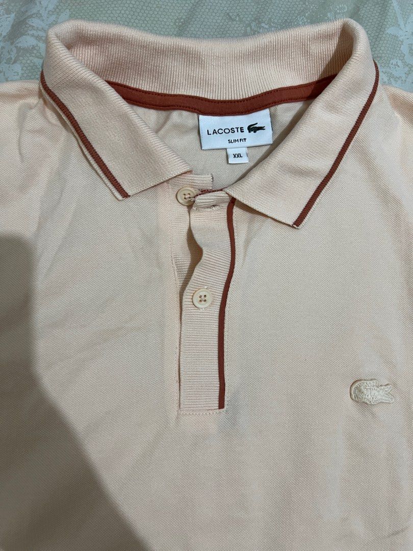 Lacoste Apricot (Category: Tshirts & Polo Shirts ) located in Pasay City. Submitted by l0cky (Listing ID 1293450799, Image 2). Description: 2XL.