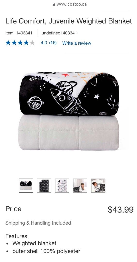 Life comfort kids weighted blanket Carousell