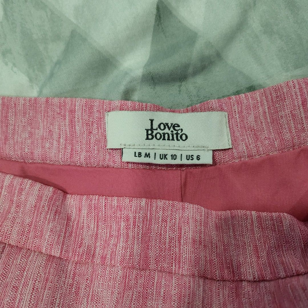 Love Bonito Pink Pants Wide Leg Women s Fashion Bottoms Other Bottoms on Carousell