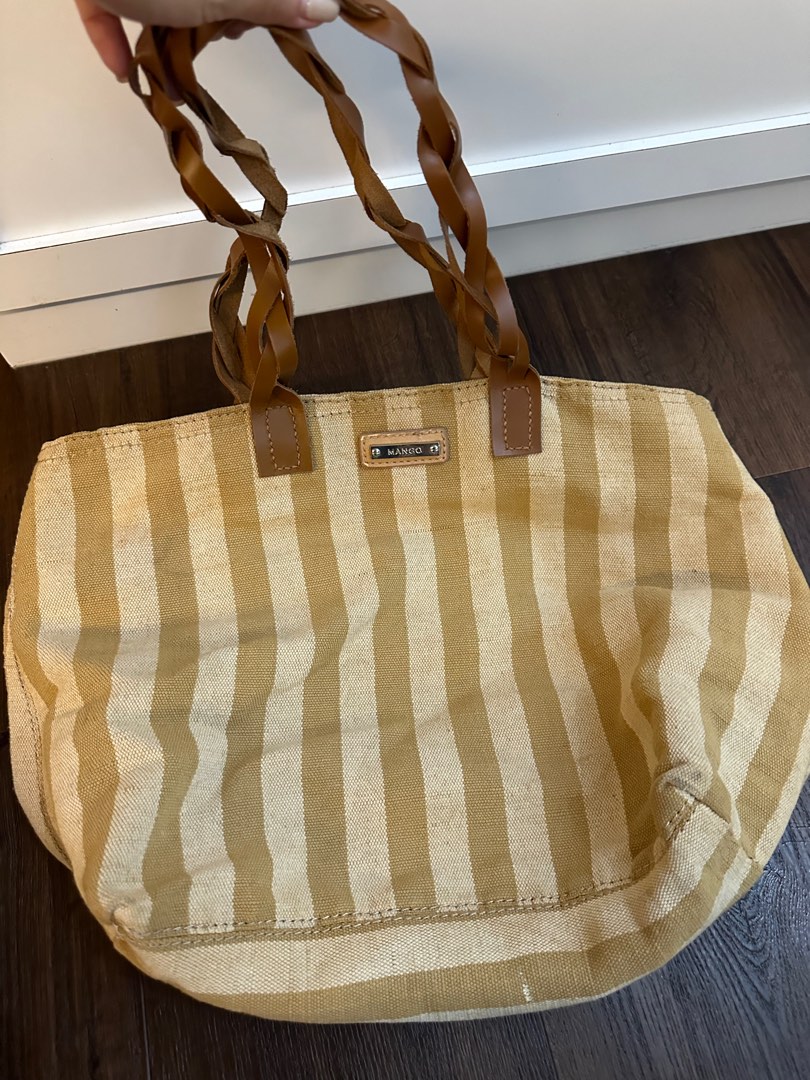 Mango beach bag cheap