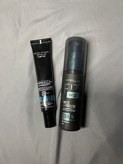 Maybelline Fit Me Setting Spray and Matte+Poreless Primer