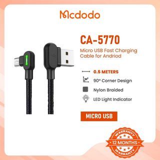 Mcdodo Micro USB fast charging cable for android - best for powerbanks