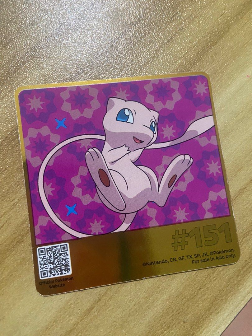 Mew Pokémon Oreo Card (Category: Raw Singles) located in Quezon City. Submitted by ateamara (Listing ID 1293411534, Image 1). Description: Final price. Ultra rare card. Found 03/17/24 Oreo Strawberry Creme MOP: GCASH .