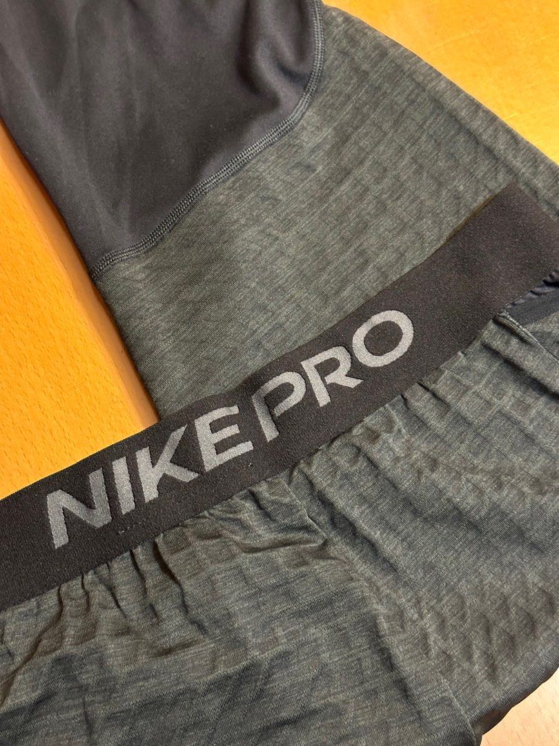 NIKE PRO DRY 訓練緊身褲慢跑健身運動男生BV5642-010, 他的時尚, 運動服裝在旋轉拍賣