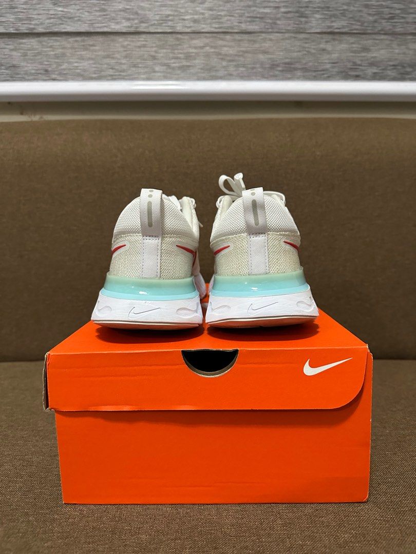 nike react infinity run flyknit 2 white glacier ice