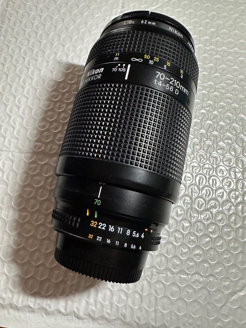 Nikon AF 70-210 F4-5.6D, 攝影器材, 鏡頭及裝備- Carousell