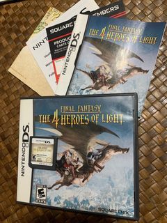 Nintendo DS game Final Fantasy: The 4 Heroes of Light 1st Print